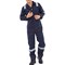 Beeswift Flame Retardant Burgan Anti-Static Boilersuit, Navy Blue, 48 Inch Chest