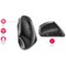 Cherry MW 4500 Right Hand Ergonomic Mouse, Wireless, Black