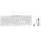 Cherry Stream Keyboard and Mouse Set, Wireless, Rechargable, Grey