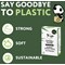 Cheeky Panda Plastic Free Pocket Tissues, 3-Ply, 10 Sheets, Pack of 14