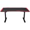 Nitro Concepts D16E Sit/Stand Gaming Desk, 1600x800x710-1210mm, Black & Red