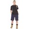 Beeswift Cargo Pocket Shorts, Navy Blue, 30