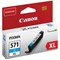 Canon CLI-571XL Ink Cartridge High Yield Cyan 0332C001