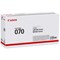Canon 070 Toner Cartridge, Black