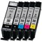 Canon PGI-570/CLI-571 Inkjet Cartridge Pack - Cyan, Magenta, Yellow and 2 Black (5 Cartridges)