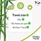 Cheeky Panda Travel Toilet Tissue Bulk Pack, 2-Ply, 150 Sheets Per Pack, Pack of 36