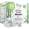 Cheeky Panda Toilet Tissue, 3-Ply, 200 Sheets Per Roll, Pack of 24
