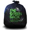 The Green Sack Extra Heavy Duty Refuse Sack, 90 Litre, Black, Pack of 200
