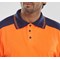 Beeswift Two Tone Polo Shirt, Orange & Navy Blue, XS Beeswift Two Tone Polo Shirt, Orange & Navy Blue, XS