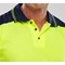 Beeswift Two Tone Polo Shirt, Saturn Yellow & Navy Blue, 3XL