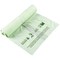 Compostable Food Waste Liners, 240 Litres, Green, 10 Rollsx10 (Pack of 100)