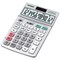 Casio Desktop Calculator, 12 Digit, Solar and Battery Power, Grey