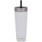 Contigo Luxe Stainless Steel Insulated Travel Tumbler with Straw, 720ml, Salt