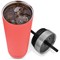Contigo Luxe Stainless Steel Insulated Travel Tumbler with Straw, 720ml, Coral