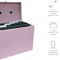 Cathedral File Box with 5 Suspension Files A4 Pastel Pink