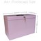 Cathedral File Box with 5 Suspension Files Foolscap Pastel Pink