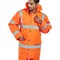 Beeswift High Visibility Constructor Jacket, Orange, 3XL