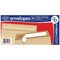 County Stationery DL Envelopes, Peal and Seal, Manilla , 20x50 (Pack of 1000)