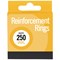 County Stationery Vinyl Reinforcements x250 (Pack of 12)