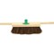 Bentley 12 inch Stiff Bassine Broom with Handle & Bracket