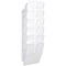 Durable Flexiplus 6 Pockets A4 Literature Holder, Portrait, Clear