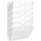 Durable Flexiplus Wall Mounted Landscape Literature Holder A4 Clear (Pack of 6)