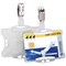Durable Security Pass Badge Holder with Clip, 85x54mm, Pack of 25