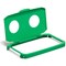 Durable 60L Hinged Bin Lid Green Two Holes For Cans/Bottles Durabin