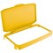 Durable 60L Hinged Bin Lid Yellow Recycling Bin Lid Food Safe Durabin
