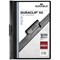 Durable A4 Duraclip Folders, 6mm Spine, Black, Pack of 25