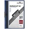 Durable A4 Duraclip Folders, 6mm Spine, Dark Blue, Pack of 25
