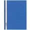 Durable A4+ Clear View Folder with Filing Stip, Blue, Pack of 25