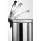 Durable Round Stainless Steel Pedal Bin, 5 Litre, Silver