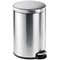 Durable Round Stainless Steel Pedal Bin, 20 Litre, Silver