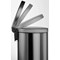 Durable Round Powder Coated Metal Pedal Bin, 20 Litre, Charcoal