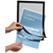 Durable Duraframe, A4, Self-Adhesive, Black, Pack of 2