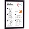 Durable Duraframe, A3, Self-Adhesive, Black, Pack of 2