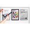 Durable Duraframe, Magnetic, A4, Black, Pack of 5