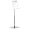 Durable Duraview Floor Stand A3 Silver
