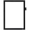 Durable Duraframe Note, Self Adhesive, A4, Black