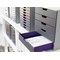 Durable Varicolor 5 Drawer Set, Colour Coded Desktop Storage, Multi-Coloured