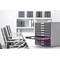 Durable Varicolor 10 Drawer Set, Colour Coded Desktop Storage, Multi-Coloured