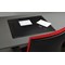 Durable Desk Mat with Contoured Edge, W530xD400mm, Black Durable Desk Mat with Contoured Edge, W530xD400mm, Black