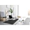 Durable Desk Mat with Contoured Edge, W650xD520mm, Black