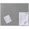 Durable Desk Mat with Transparent Overlay, W650xD520mm, Grey