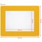 Durable Heavy Duty Adh Floor Frame Holder A4 Yellow Pack of 10 180804