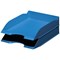 Durable Eco Self-stacking Recycled Letter Tray, Blue