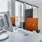 Durable Polypropylene Non-Slip Desk Mat with Contoured Edge, W650xD500mm, Clear