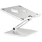 Durable Universal Laptop Stand, Adjustable Height and Tilt, Silver