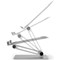 Durable Universal Laptop Stand, Adjustable Height and Tilt, Silver